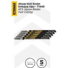 Rtrmax RH17640 Ahşap Hızlı Kesim Dekupaj Testere Ucu - T144D 5’li Paket