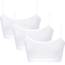 Dondeza Alıştırma Sütyeni Ip Askı Yarım Atlet 3'lü Paket