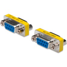 Digitus Dıgıtus 9 Pin Db9 Dişi Dişi D-Sub Seri Port Dönüştürücü Metal Muhafazalı