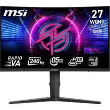 MSI Yenilenmiş Mpg 275CQRXF 27" 0.5 Ms 2k Curved 240 Hz Oyuncu Monitörü