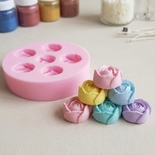 Karakız Mini Gül Silikon Kalıp 3x2.5 Cm