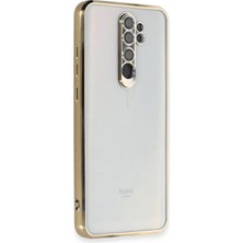Aletools    Redmi Note 8 Pro Kılıf  Lensli Silikon - Gold