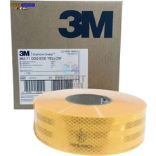 3m 983 Sarı Petekli Reflektif Şerit Bant 55 mm x 50 mt