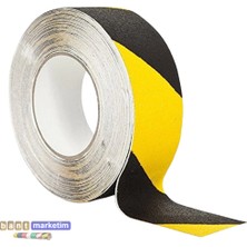 Merdiven Kaydırmaz Bant 5cm x 25M Merdiven Kaymaz Sarı Siyah