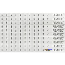Reatec Sıcaklık Ölçüm Etiketi Isı Ölçer Ölçüm Aralığı 138 °c - 188 °c (10ADET)