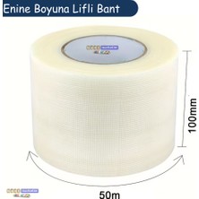 Yırtılmaya Karşı Dirençli, Yüksek Yapışma Gücü Enine Boyuna Lifli Bant 100MMX50MT