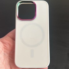 Desingshop iPhone 12 Kılıf, Beyaz Rengi Silikon Koruyucu Kapak, Kablosuz Şarj Özellikli, Darbe Karşıtı