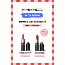 M.A.C M·a·c Yazın Enleri: Zamansız Nude Mini Ikili Ruj Seti