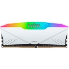 Apacer Nox Rgb 16GB (1X16GB) 3200MHZ CL16 Ddr4 Beyaz Gaming Ram (AH4U16G32C28YNWAA-1)