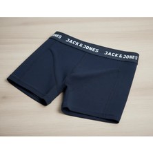 Jack & Jones JACK&JAONES Jacanthony Erkek 3 lü Paket Boxer Lacivert