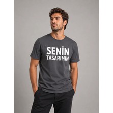Sawk Kişiye Özel Baskılı 30/1 Kısa Kol T-Shirt Kendin Tasarla Yazılı Fotoğraflı Tasarımlı