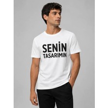 Sawk Kişiye Özel Baskılı 30/1 Kısa Kol T-Shirt Kendin Tasarla Yazılı Fotoğraflı Tasarımlı