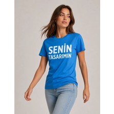 Sawk Kişiye Özel Baskılı 30/1 Kısa Kol T-Shirt Kendin Tasarla Yazılı Fotoğraflı Tasarımlı