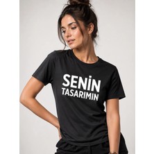 Sawk Kişiye Özel Baskılı 30/1 Kısa Kol T-Shirt Kendin Tasarla Yazılı Fotoğraflı Tasarımlı