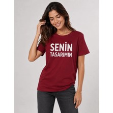 Sawk Kişiye Özel Baskılı 30/1 Kısa Kol T-Shirt Kendin Tasarla Yazılı Fotoğraflı Tasarımlı