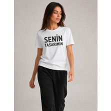 Sawk Kişiye Özel Baskılı 30/1 Kısa Kol T-Shirt Kendin Tasarla Yazılı Fotoğraflı Tasarımlı