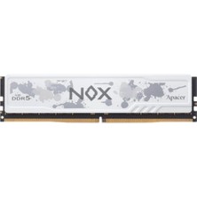 Apacer Nox 16GB (1X16GB) 6000MHZ CL38 Ddr5 Beyaz Gaming Ram (AH5U16G60C622MWAA-1)