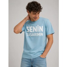 Sawk Kişiye Özel Baskılı 30/1 Kısa Kol T-Shirt Kendin Tasarla Yazılı Fotoğraflı Tasarımlı