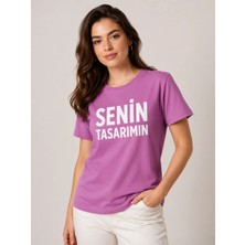 Sawk Kişiye Özel Baskılı 30/1 Kısa Kol T-Shirt Kendin Tasarla Yazılı Fotoğraflı Tasarımlı