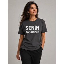 Sawk Kişiye Özel Baskılı 30/1 Kısa Kol T-Shirt Kendin Tasarla Yazılı Fotoğraflı Tasarımlı