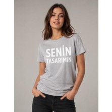 Sawk Kişiye Özel Baskılı 30/1 Kısa Kol T-Shirt Kendin Tasarla Yazılı Fotoğraflı Tasarımlı