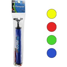Mini El Pompası Bisiklet - Top 28 cm Pompa Hortum - Top Iğne - Uç (4887)