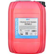Nanowash Fırçasız Cilalı Oto Yıkama Köpüğü Renkli 20 Lt