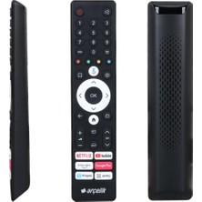 Huayu Arçelik A85 N 995X - Beko B98 Q 995X – Altus 9735 Android Smart - Grundig 98 GHQ 9501 Netflix-Youtube-Prime Video-Google Play - Ses Komut Tuşlu Lcd Tv Kumanda
