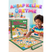 Farbu Oyuncak Ahşap Kelime Üretme Zekanı Konuştur, Kelimeleri Yarıştır!