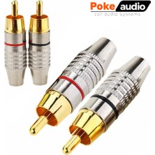 Poke Erkek Rca Tos Fiş Metal Gold 2 Adet PK-6782
