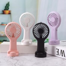 Senon DD5002 Telefon Standlı 3 Kademeli Mini Vantilatör Portatif Soğutucu Fan El Fanı (Beyaz)
