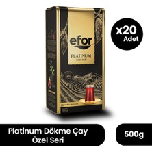 Efor Çay Efor Platinum Özel Seri Dökme Siyah Çay 500 gr – 20'li Koli