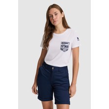 U.s. Polo Assn. Kadın Beyaz Tişört 50323540-VR013