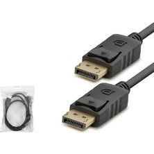 Displayport Kablo 8k 60 Hz 1.8 M - Siyah HDX7860