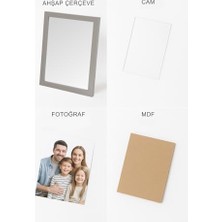 Ahşap Resim Çerçevesi 4'lü Set Halinde 13 x 18 cm Boyutunda