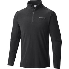 Columbia Klamath Range II Half Zip Erkek Polar Siyah Renkli Rahat Kullanım İçin Özel Tasarım