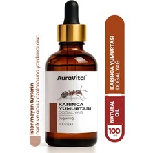 AuraVital Karınca Yumurtası Yağı 100 ml – Tüy Azaltıcı, Epilasyon Sonrası Cilt Bakım Yağı