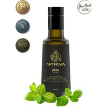 Orthosia Basil- Fesleğen Çeşnili Soğuk Sıkım Natürel Sızma Zeytinyağı 250 ml