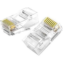 Yake Store Tkz Cat5 Cat6 RJ45 COB8P Jack Ethernet Internet Modem Kablosu Soketi Network Tüm Cat5 Cat6 Uyumlu Soket RJ45 Jack (200)