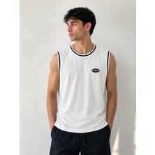 We&Me Erkek Basic Sıfır Kol Tişört Regular Fit Bisiklet Yaka Esnek Kumaş Spor ve Günlük Kullanım