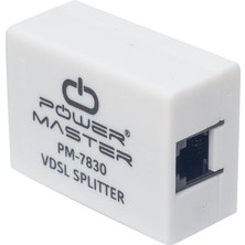 Belirtilmemiş Powermaster PM-7830 VDSL/ADSL2+ Profesyonel Sinyal Ayırıcı Splitter