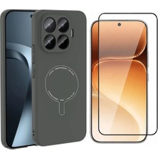 Vendas Xiaomi 17T Kılıf M-Safe Şarj Özellikli Kamera Korumalı Zore Elio Sert PC Kapak