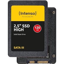 Intenso SSD 2.5 Inç Sata 3 120 Gb, Siyah
