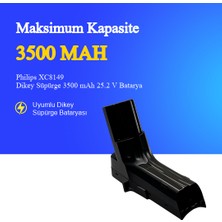 Ümit Maker Philips XC8149 Dikey Süpürge 3500 Mah 25.2V Batarya
