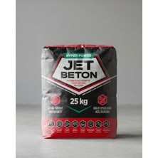 Jet Beton Jetbeton Çimento Esaslı Yüksek Dayanımlı Kendiliğinden Yayılan Kaplama 25KĞ Gri Renk