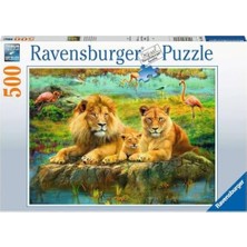Yake Store 500P Puzzle Aslan Ailesi, Yapboz