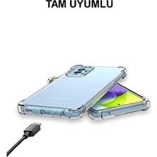 Yake Store Xiaomi  Poco F2 Pro ile Uyumlu ile Uyumlu Kapak Şeffaf Airbag Antishock Köşe Korumalı Silikon Kılıf