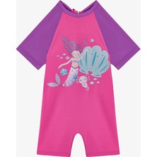 Penti Kız Çocuk Pembe Dream Deniz Kızı Desenli Mayo
