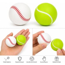 Jooko Mini Beyzbol & Tenis Zıplayan Top 2’li Set – 6 cm Kauçuk Oyuncak Top