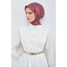 Armine Sura Ipek Eşarp Bordo, Irmak Mavisi, Havalı Sarı